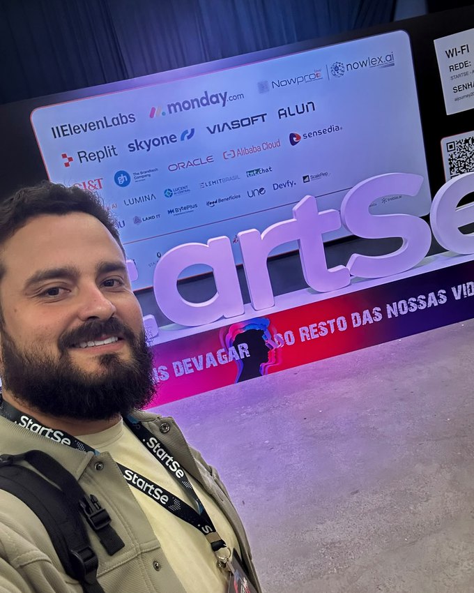 Vinicius no StartSe AI Festival